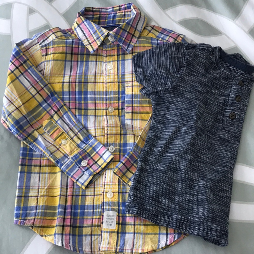 Carter's button down and old navy shirt